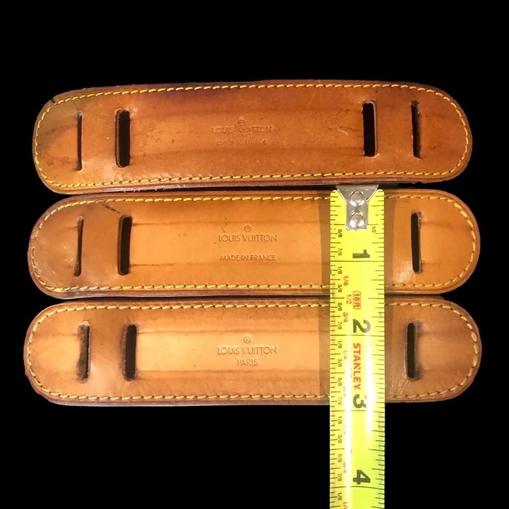LOUIS VUITTON Vachetta Leather Strap Shoulder Pad in Tan 1 per Order